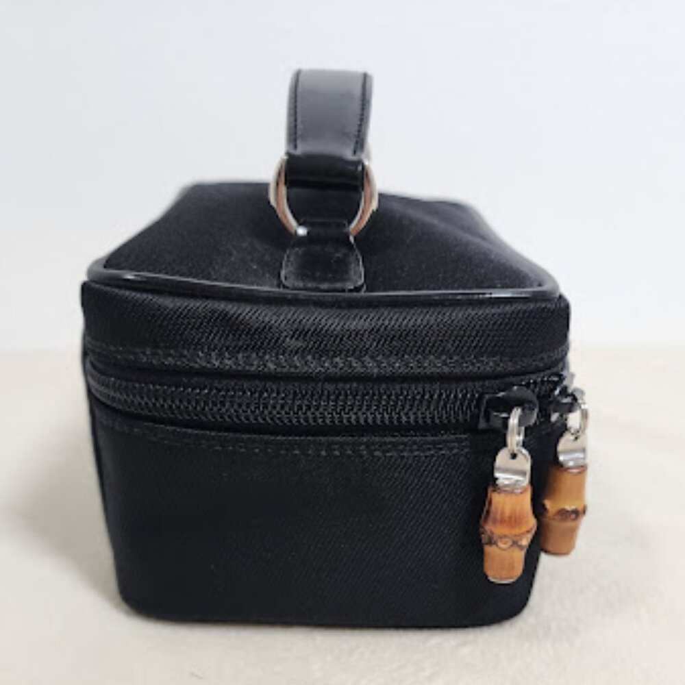 Gucci Bamboo small vanity. Black. Super cute. - Picture 3 of 16